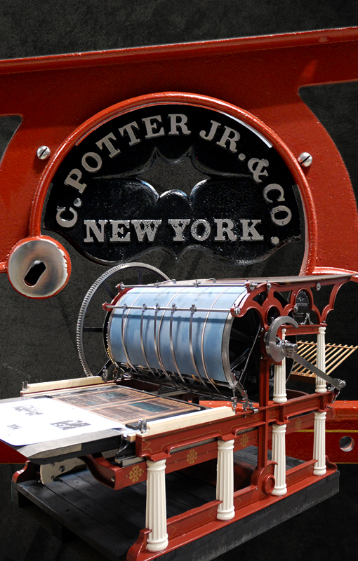 C. Potter Jr. Cylinder Press