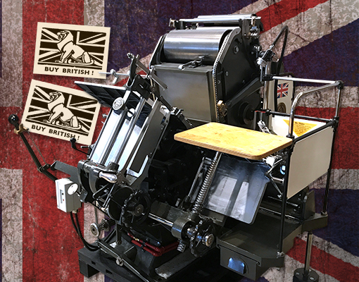 Thompson British Platen Press